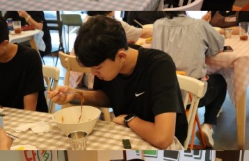 한끼밥상 5회차 '쫄면&후르츠칵테일' 게시물 첨부 이미지
